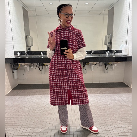 VINTAGE POLYESTER KNIT DRESS - Picture 5 of 11